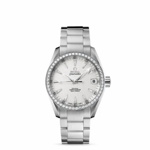 Omega Seamaster Aqua Terra 150M Co-Axial 38.5 White Gold / Diamond / Silver / Bracelet 231.55.39.21.52.001 (23155392152001)
